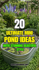20 Ultimate Mini Pond Ideas with Stunning Beautiful Style