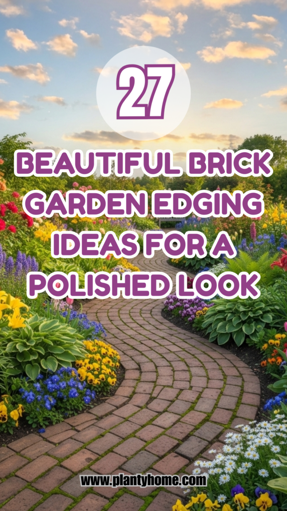 27 Beautiful Brick Garden Edging Ideas for a Polished Look