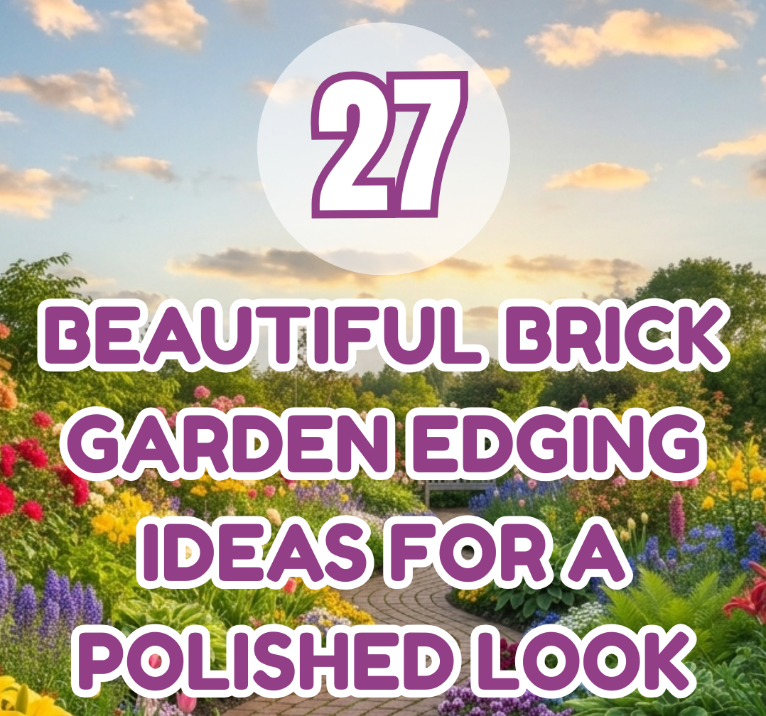 27 Beautiful Brick Garden Edging Ideas for a Polished Look