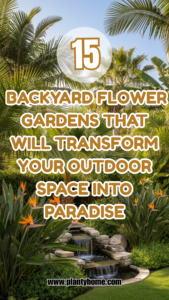 15 Backyard Flower Gardens That Will Transform Your Outdoor Space Into Paradise