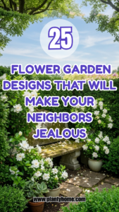 25 Flower Garden Designs That Will Make Your Neighbors Jealous