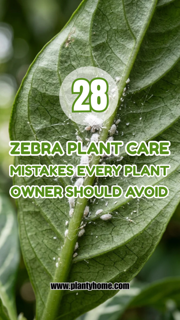 28 Zebra Plant Care Mistakes Every Plant Owner Should Avoid