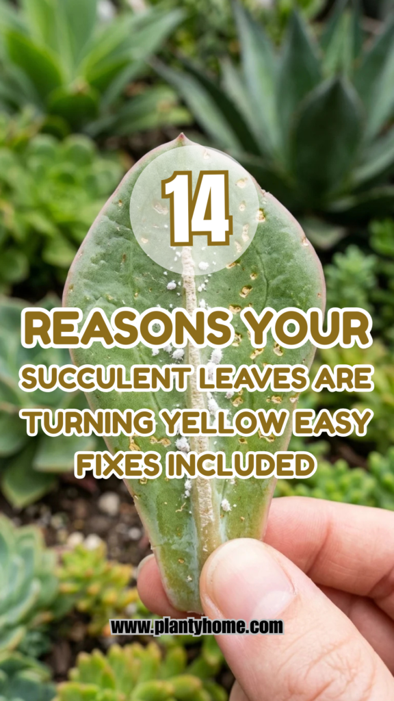 14 Reasons Your Succulent Leaves Are Turning Yellow (Easy Fixes Included)