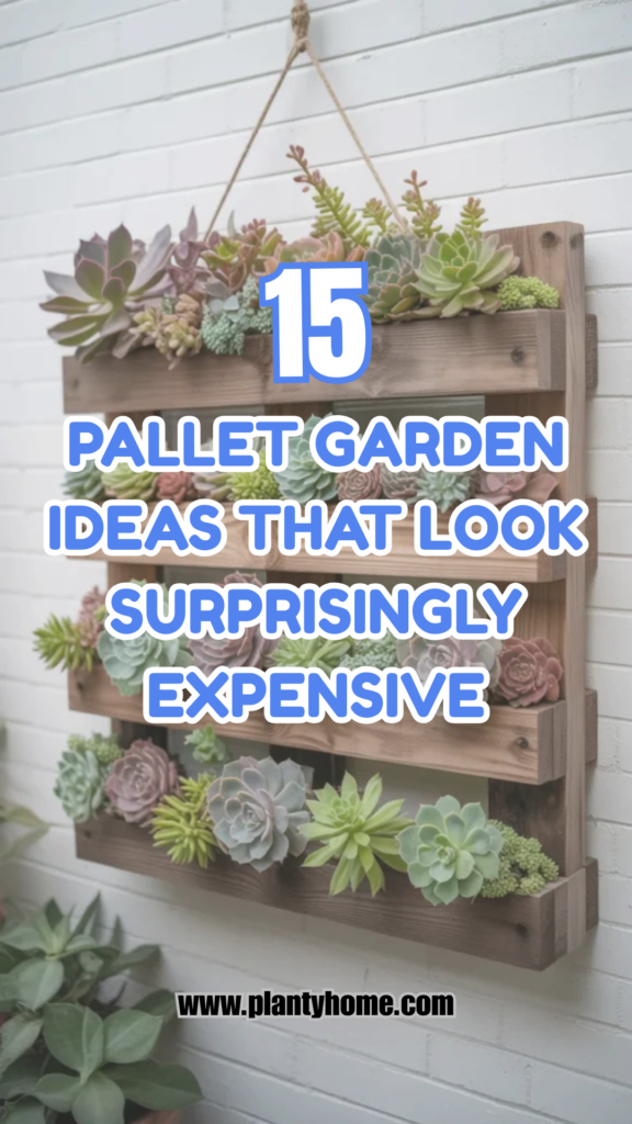 15 Pallet Garden Ideas That Look Surprisingly Expensive