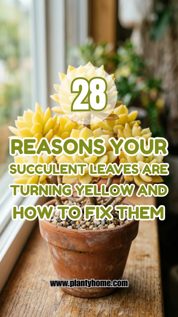28 Reasons Your Succulent Leaves Are Turning Yellow and How to Fix Them