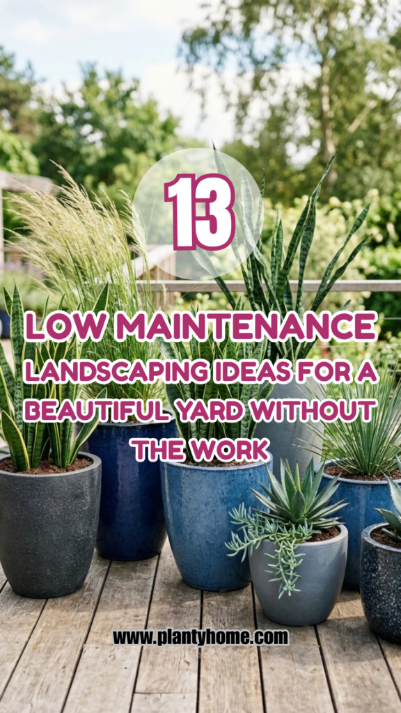 13 Low-Maintenance Landscaping Ideas for a Beautiful Yard Without the Work