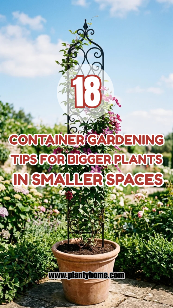 18 Container Gardening Tips for Bigger Plants in Smaller Spaces