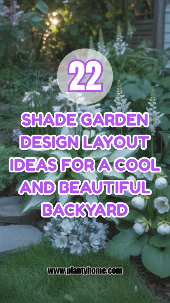 22 Shade Garden Design Layout Ideas for a Cool and Beautiful Backyard