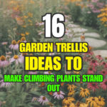 16 Garden Trellis Ideas to Make Climbing Plants Stand Out