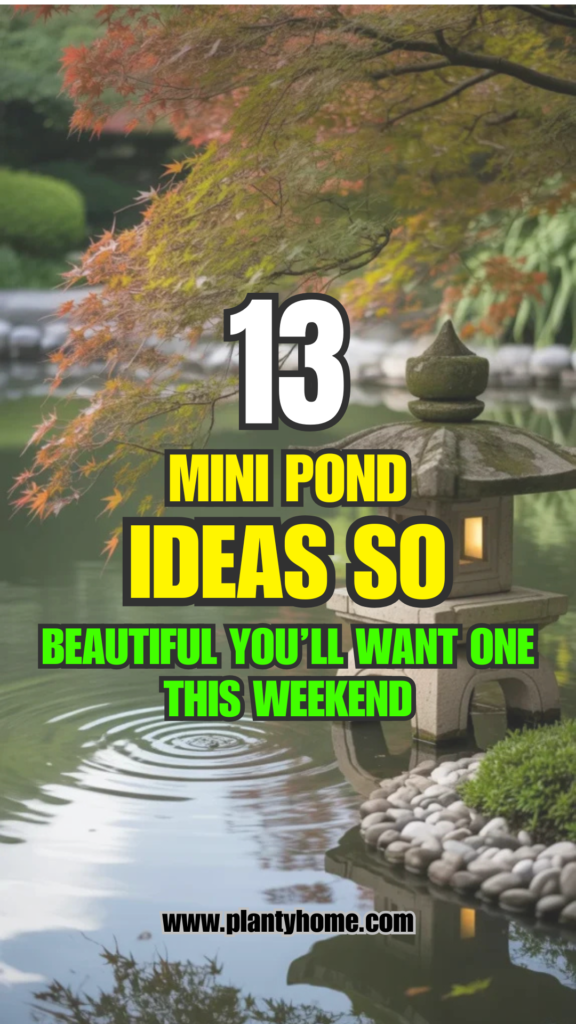 13 Mini Pond Ideas So Beautiful You’ll Want One This Weekend