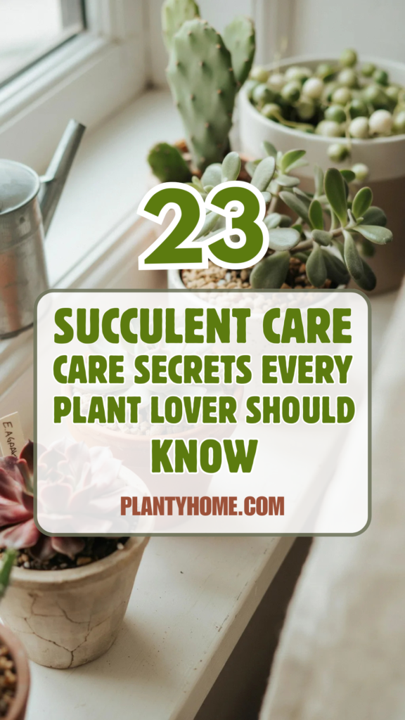 23 Succulent Care Secrets Every Plant Lover Should Know