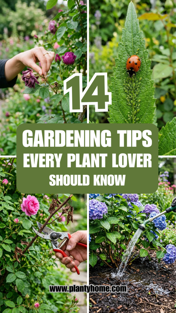 14 Gardening Tips Every Plant Lover Should Know