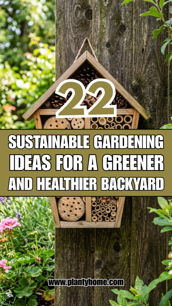 22 Sustainable Gardening Ideas for a Greener and Healthier Backyard