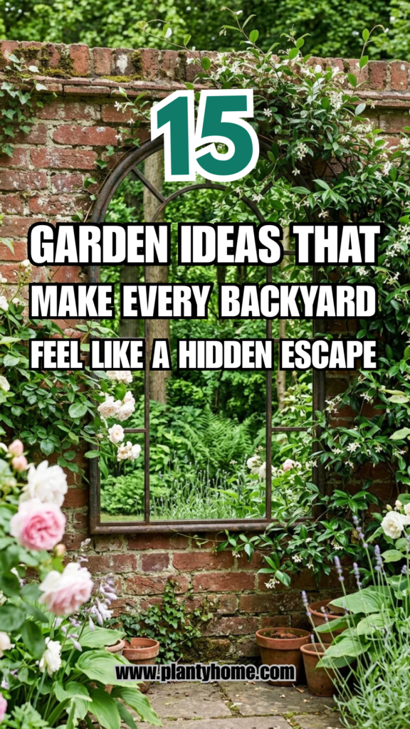 15 Garden Ideas That Make Every Backyard Feel Like a Hidden Escape