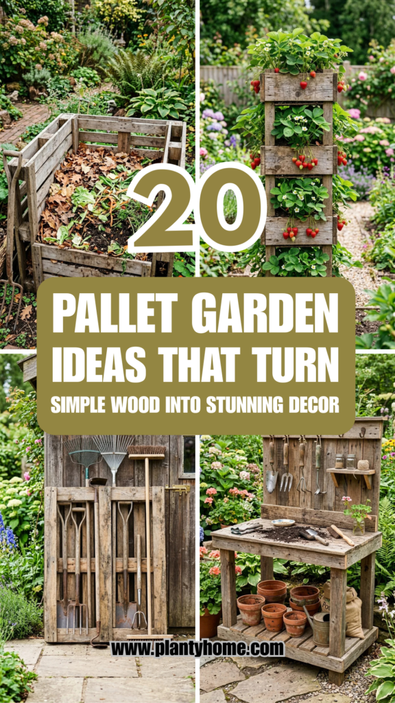 20 Pallet Garden Ideas That Turn Simple Wood Into Stunning Decor