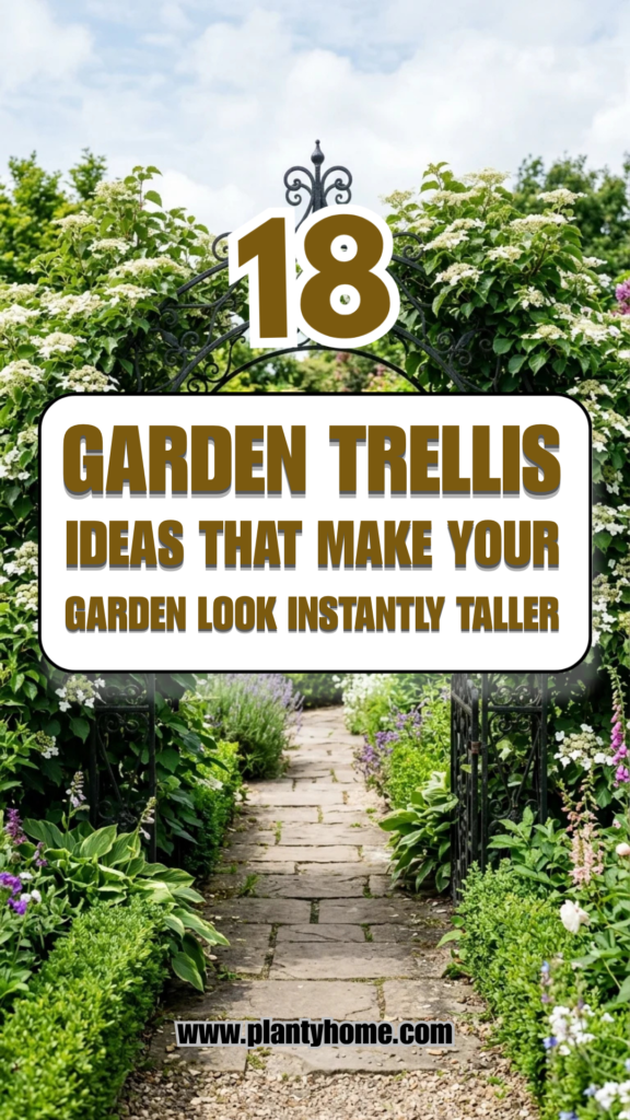 18 Garden Trellis Ideas That Make Your Garden Look Instantly Taller