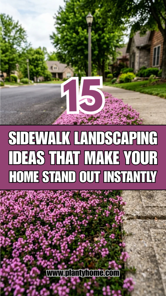 15 Sidewalk Landscaping Ideas That Make Your Home Stand Out Instantly