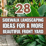 28 Sidewalk Landscaping Ideas for a More Beautiful Front Yard