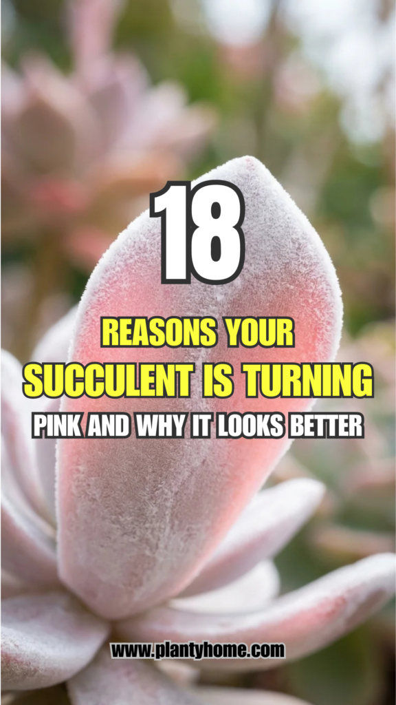 18 Reasons Your Succulent Is Turning Pink (And Why It Looks Better)