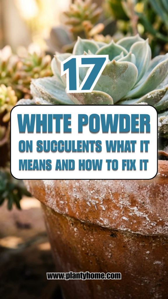 17 White Powder on Succulents? What It Means and How to Fix It