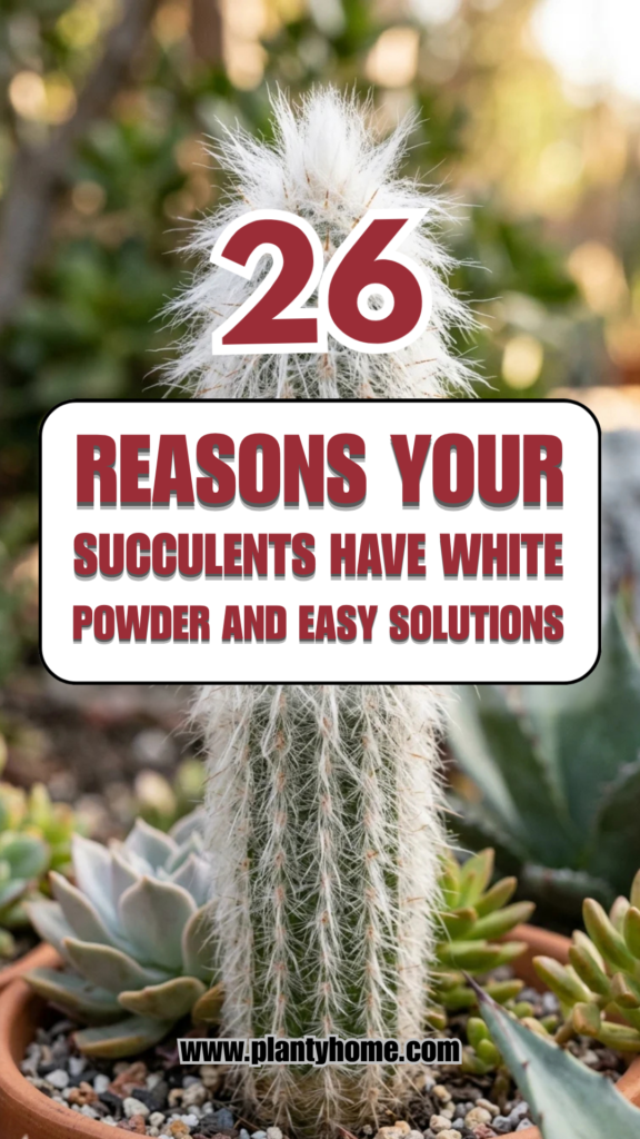 26 Reasons Your Succulents Have White Powder (And Easy Solutions)