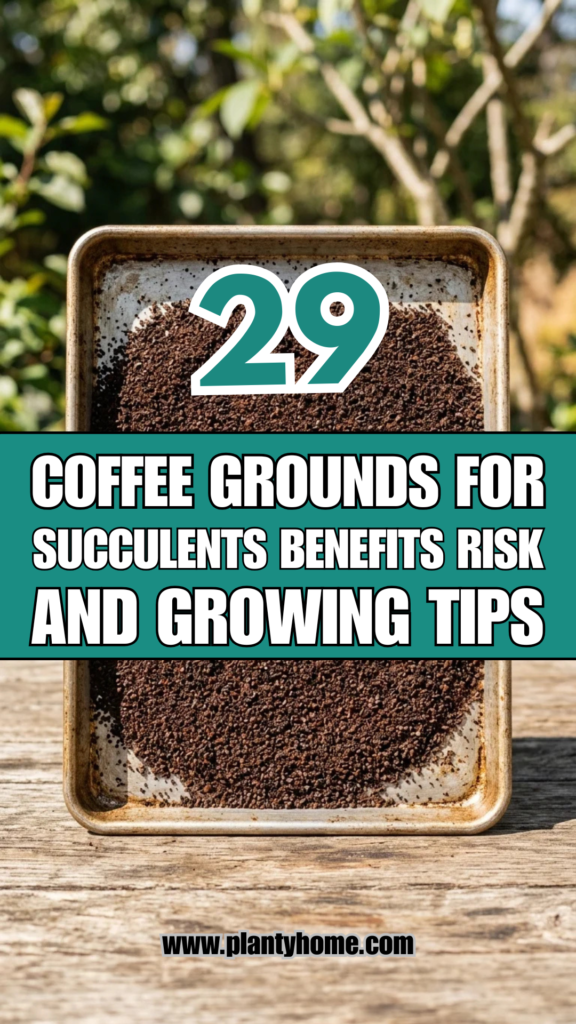29 Coffee Grounds for Succulents: Benefits, Risks, and Growing Tips