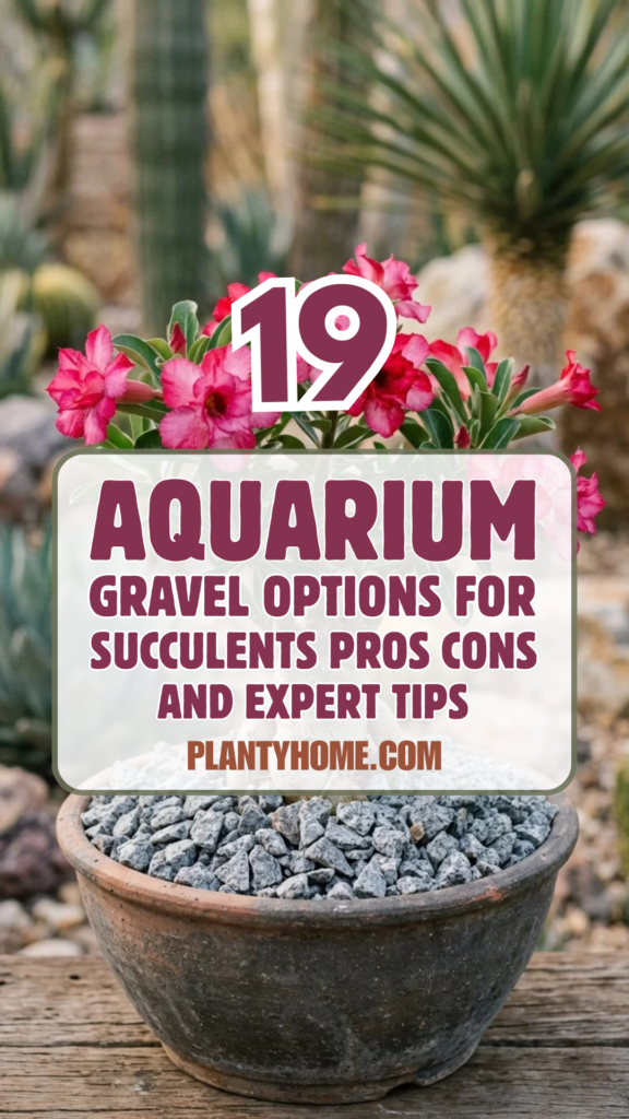 19 Aquarium Gravel Options for Succulents: Pros, Cons, and Expert Tips