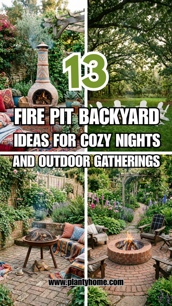 13 Fire Pit Backyard Ideas for Cozy Nights and Outdoor Gatherings