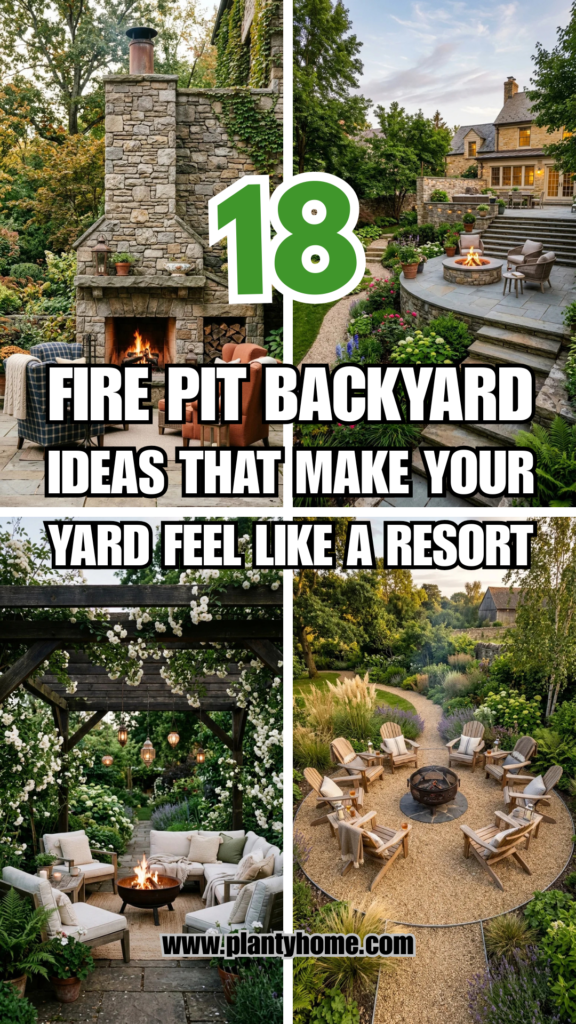 18 Fire Pit Backyard Ideas That Make Your Yard Feel Like a Resort
