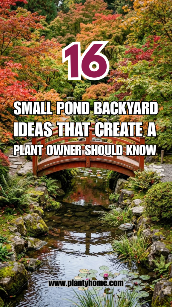 16 Small Pond Backyard Ideas That Create a Peaceful Outdoor Escape