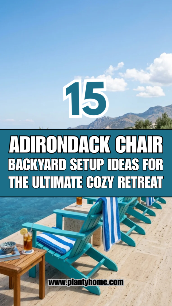 15 Adirondack Chair Backyard Setup Ideas for the Ultimate Cozy Retreat