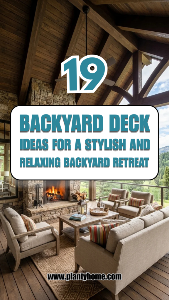 19 Backyard Deck Ideas for a Stylish and Relaxing Backyard Retreat