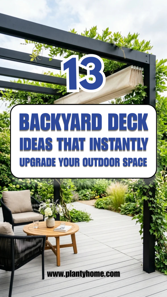 13 Backyard Deck Ideas That Instantly Upgrade Your Outdoor Space