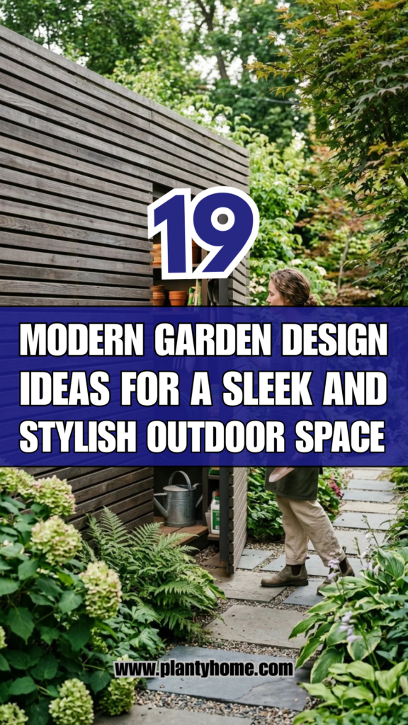 19 Modern Garden Design Ideas for a Sleek and Stylish Outdoor Space