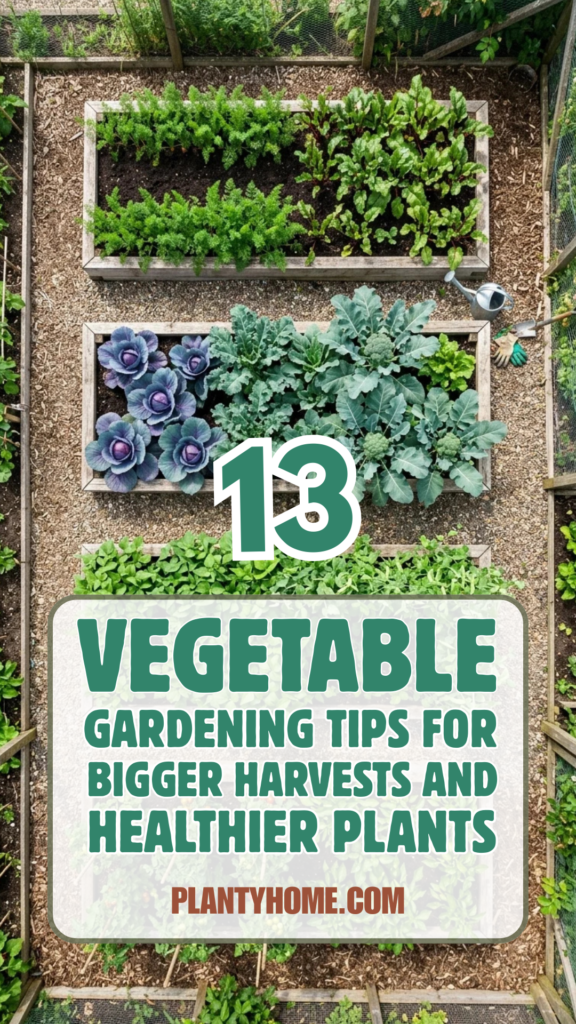 13 Vegetable Gardening Tips for Bigger Harvests and Healthier Plants