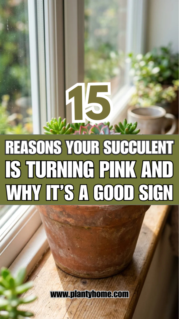 15 Reasons Your Succulent Is Turning Pink (And Why It’s a Good Sign)