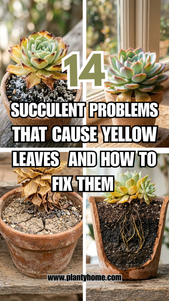 14 Succulent Problems That Cause Yellow Leaves (And How to Fix Them)