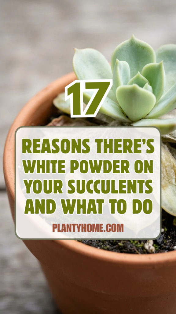 17 Reasons There’s White Powder on Your Succulents (And What to Do)