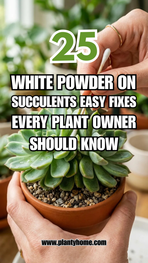 25 White Powder on Succulents? Easy Fixes Every Plant Owner Should Know