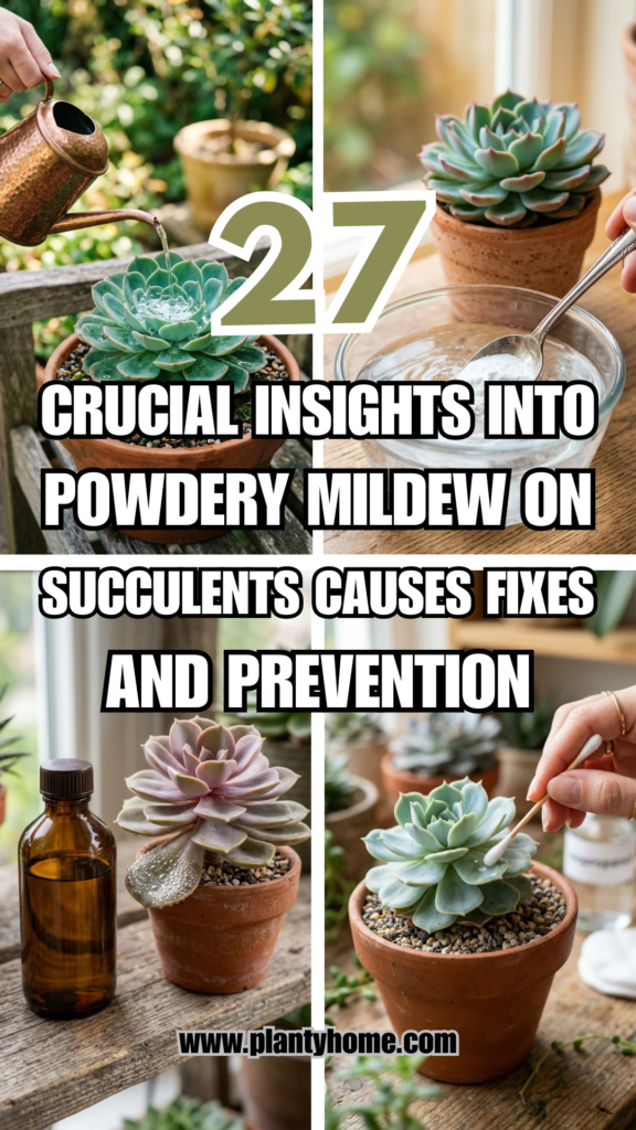 27 Crucial Insights into Powdery Mildew on Succulents: Causes, Fixes, and Prevention