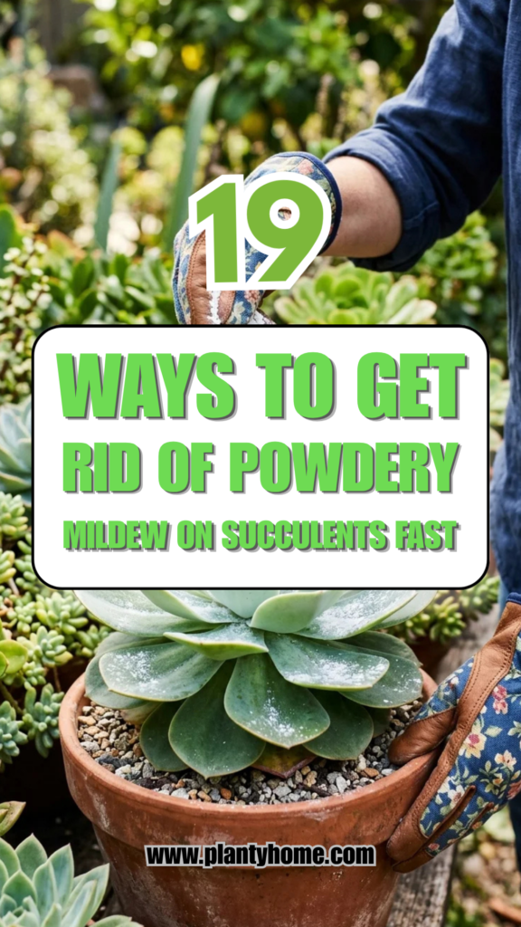19 Ways to Get Rid of Powdery Mildew on Succulents Fast