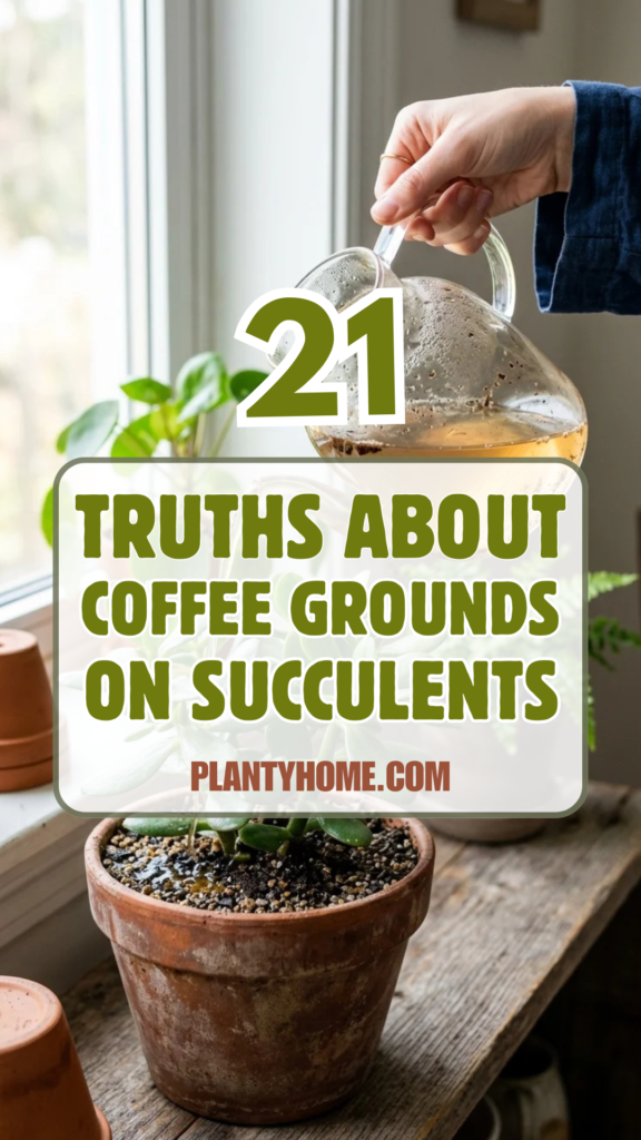 21 Truths About Using Coffee Grounds on Succulents