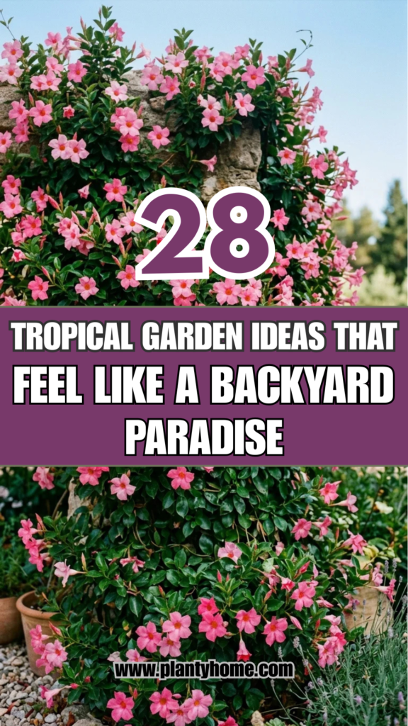 28 Tropical Garden Ideas That Feel Like a Backyard Paradise