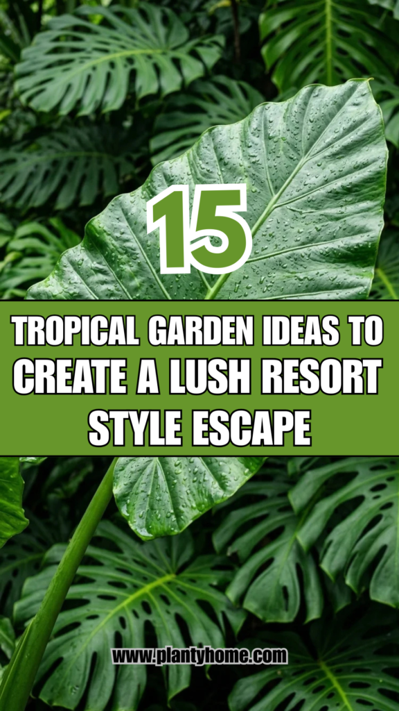 15 Tropical Garden Ideas to Create a Lush Resort-Style Escape