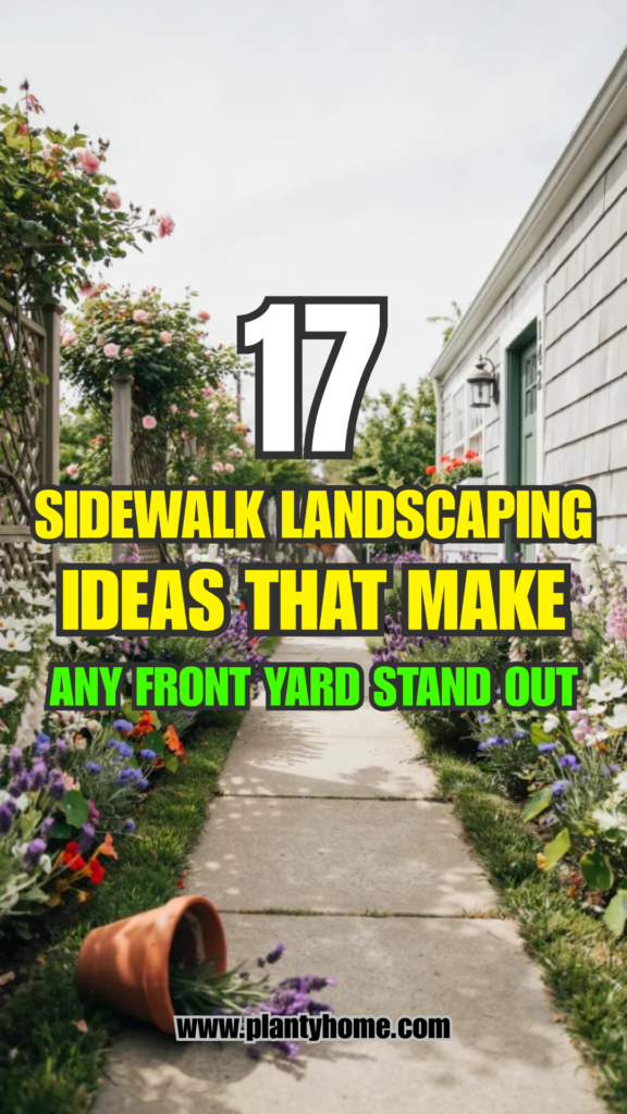 17 Sidewalk Landscaping Ideas That Make Any Front Yard Stand Out