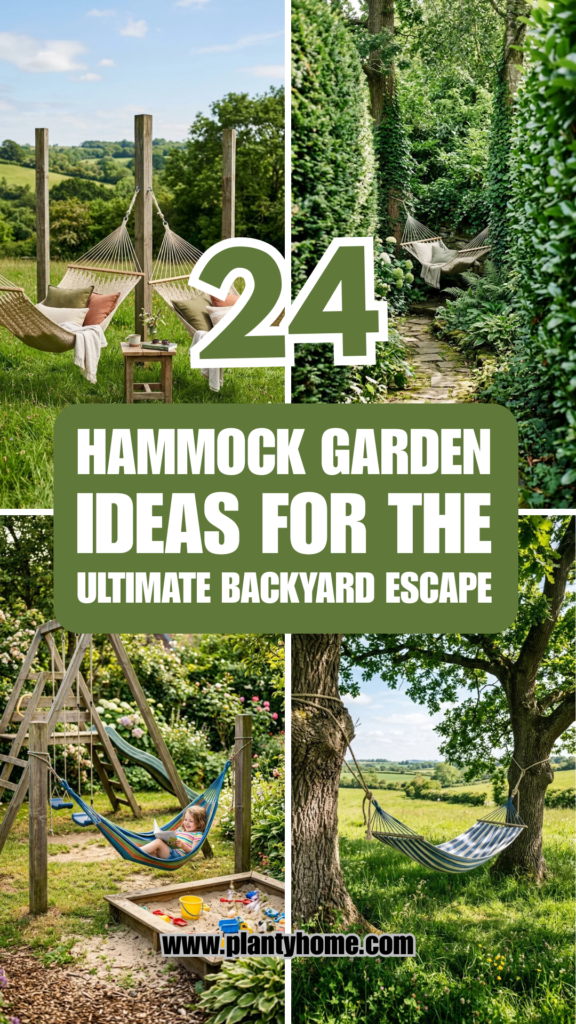 24 Hammock Garden Ideas for the Ultimate Backyard Escape