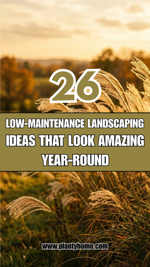 26 Low-Maintenance Landscaping Ideas That Look Amazing Year-Round