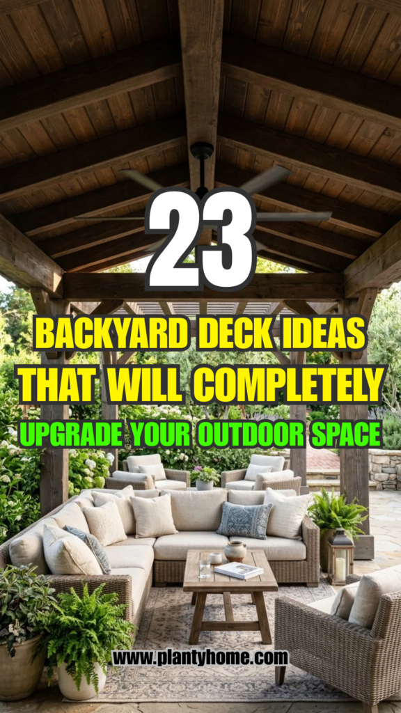 23 Backyard Deck Ideas That Will Completely Upgrade Your Outdoor Space