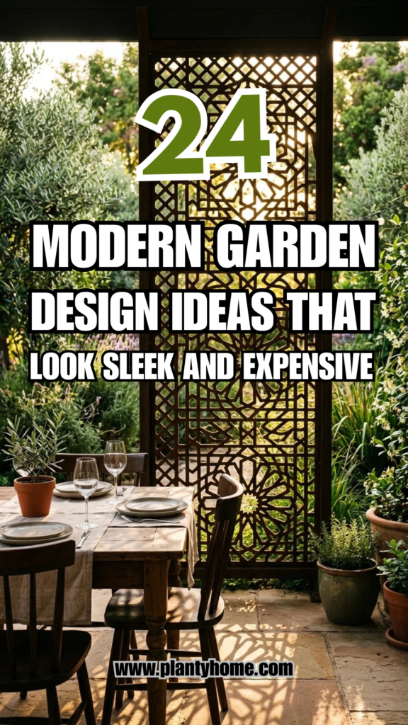 24 Modern Garden Design Ideas That Look Sleek and Expensive