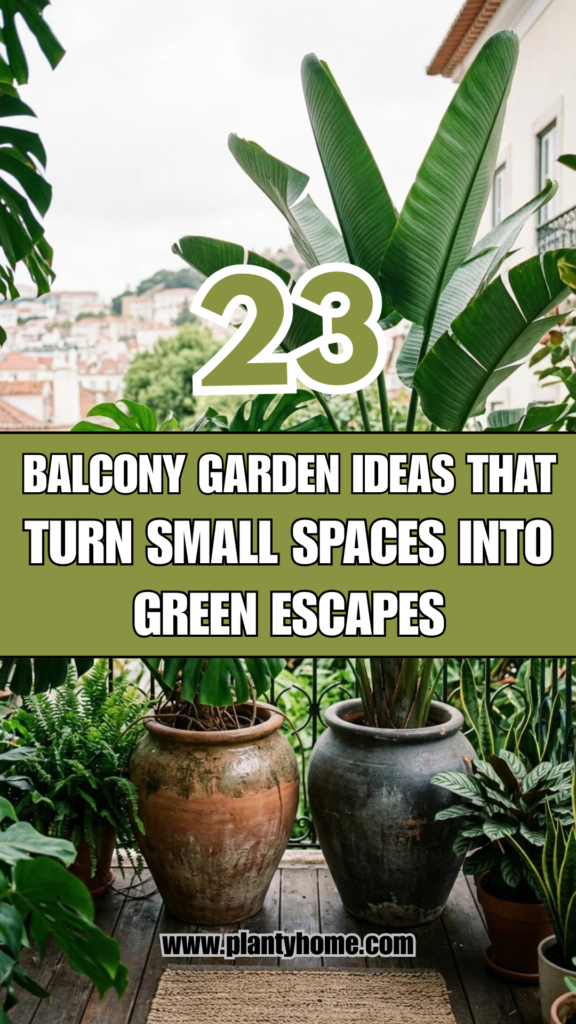 23 Balcony Garden Ideas That Turn Small Spaces Into Green Escapes